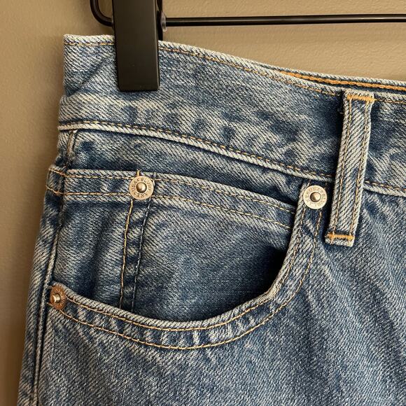 SLVRLAKE Beatnik Ankle Jeans in Pacific Wash Size 25 Blue High Rise Mom Jeans - Picture 7 of 16